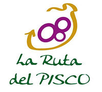 Ruta del Pisco   - 2007 - Desarrollo de un logotipo para un trabajo universitario sobre la ruta del Pisco en Ica - Perú.