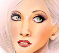 Christina Aguilera retrato digital - 2021 - <p>Retrato digital de Christina Aguilera de la era Back to basics en 2007. Realizado en PROCREATE con brushes de BLUESSSATAN en IPAD AIR 4.</p>