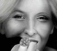 Retrato digital Meryl Streep - 2016 - <p>Retrato digital de Meryl Streep en blanco y negro. Realizado digitalmente en Photoshop.</p>